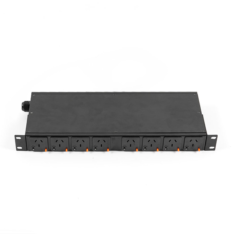 8-ulostulon vaakasuuntainen TCP/IP-anturin katkaisija eco Smart Rack Pdu 1U