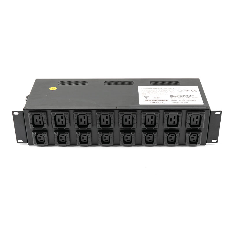 16-ulostulo C13 C19 2U pystysuora TCP/IP-anturin katkaisija eco Smart Rack Pdu