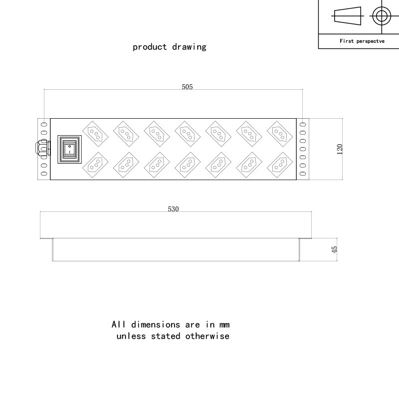 14 Outlet Swiss Vertical Switched Rack Pdu